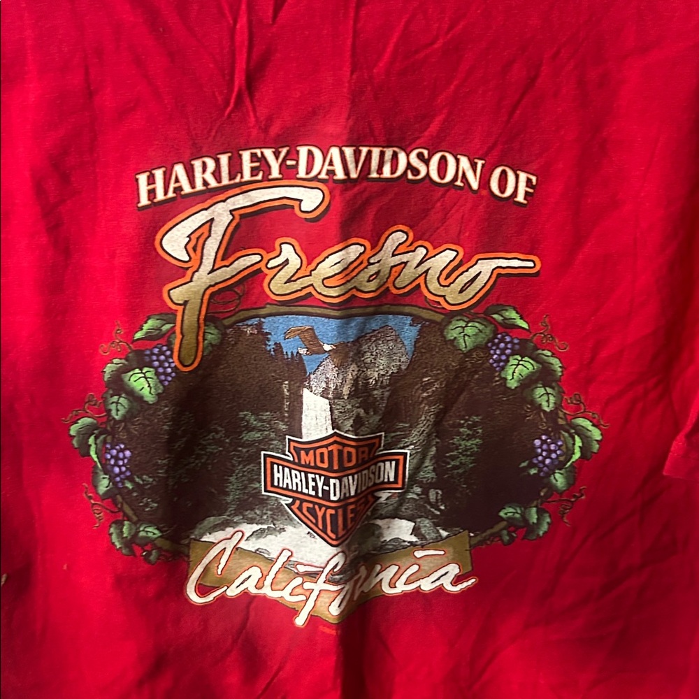 Harley Davidson t shirt mens Large Red Tampa Florida - Picture 4 of 4